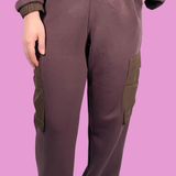 Emmy Cargo Jogger Pant - Espresso