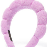 Self Care Puffy Headband - Light Purple