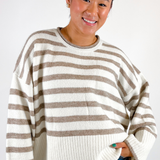 Weasley Stripe Sweater - Greige