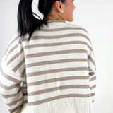 Weasley Stripe Sweater - Greige