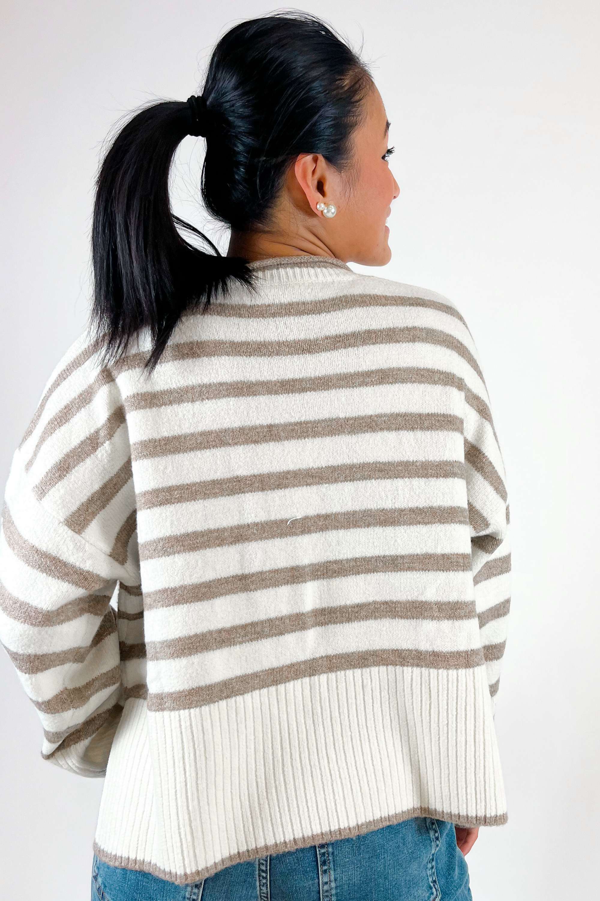 Weasley Stripe Sweater - Greige