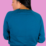 Mari Raglan Sweater - Teal