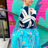 Jetset Duffle Bag - Teal Party