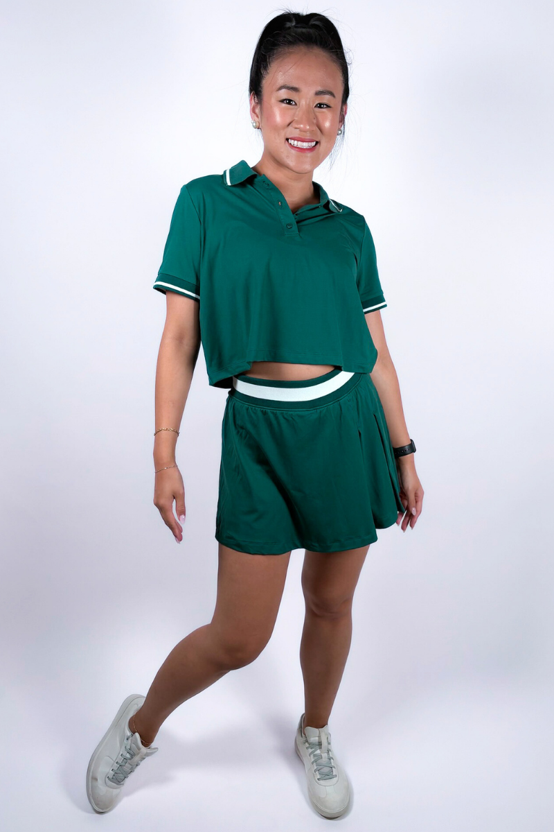 Varsity Prep Mini Skort - Green