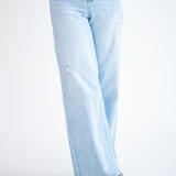 Nori 31" Inseam Wide Leg Jean - Light Blue