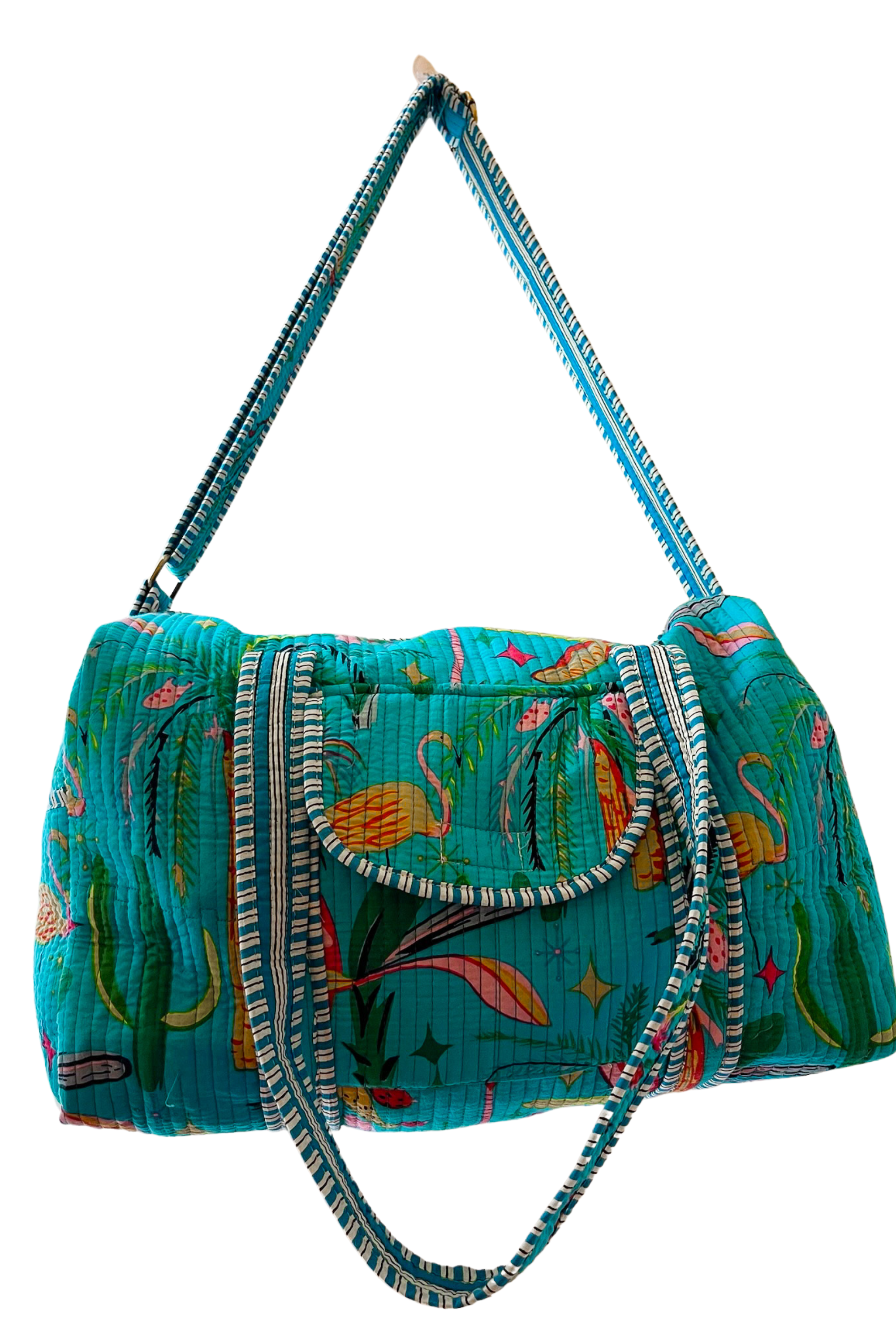 Jetset Duffle Bag - Teal Party