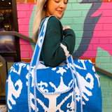 Jetset Duffle Bag - Royal Ikat