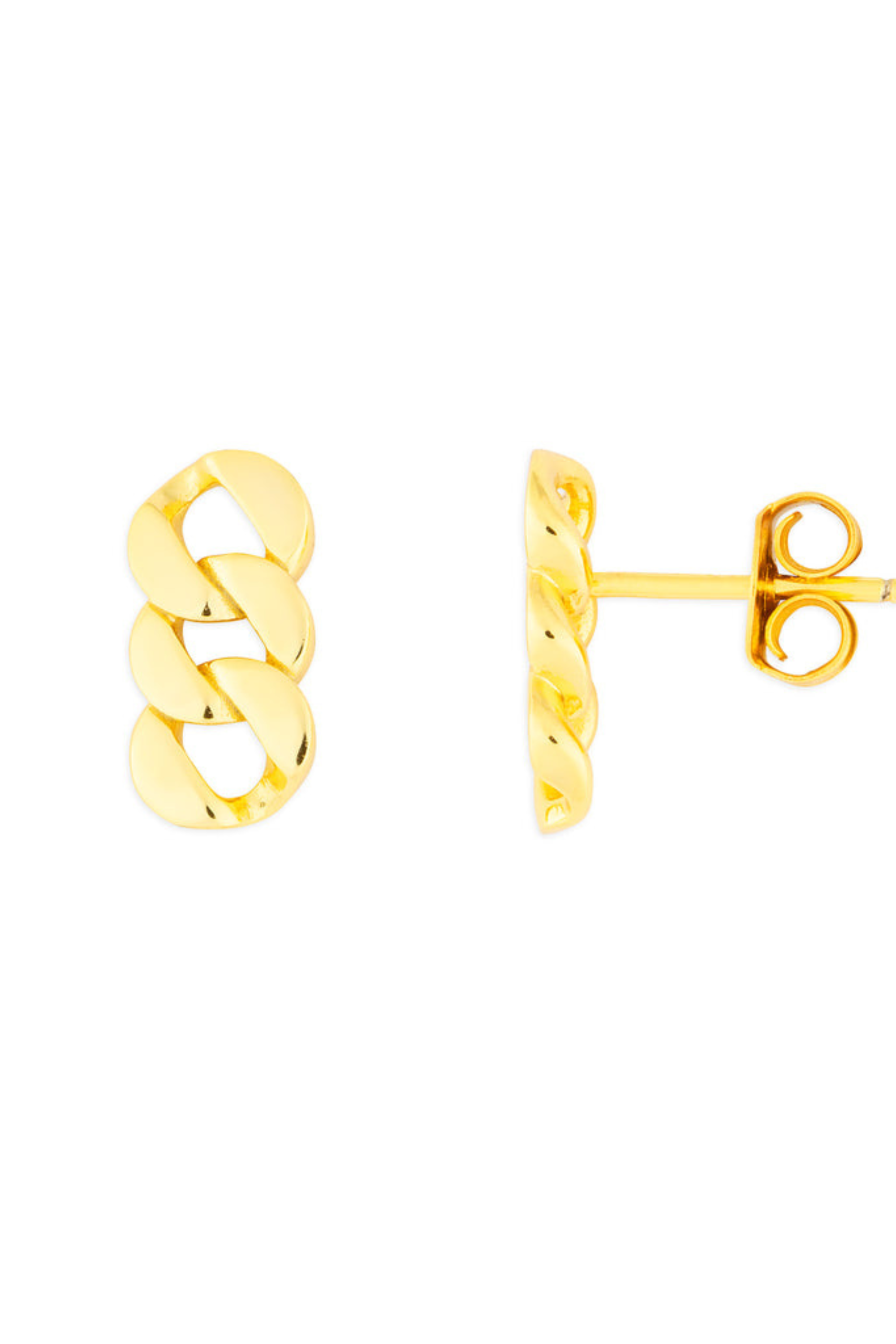 Parker Chain Studs - Gold