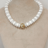 Charleston Beaded Necklace - White