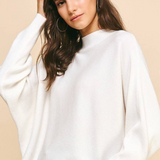 Veronica Dolman Sleeves Sweater - Off White