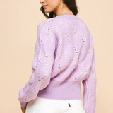 Lila Textured Sweater - Lavender