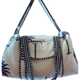 Jetset Duffle Bag - Violet Palm Tree