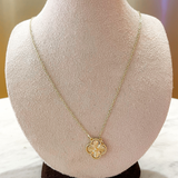 Kristy Gold Clover Chain Necklace