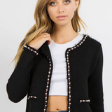 Mollie Pearl Jacket - Black