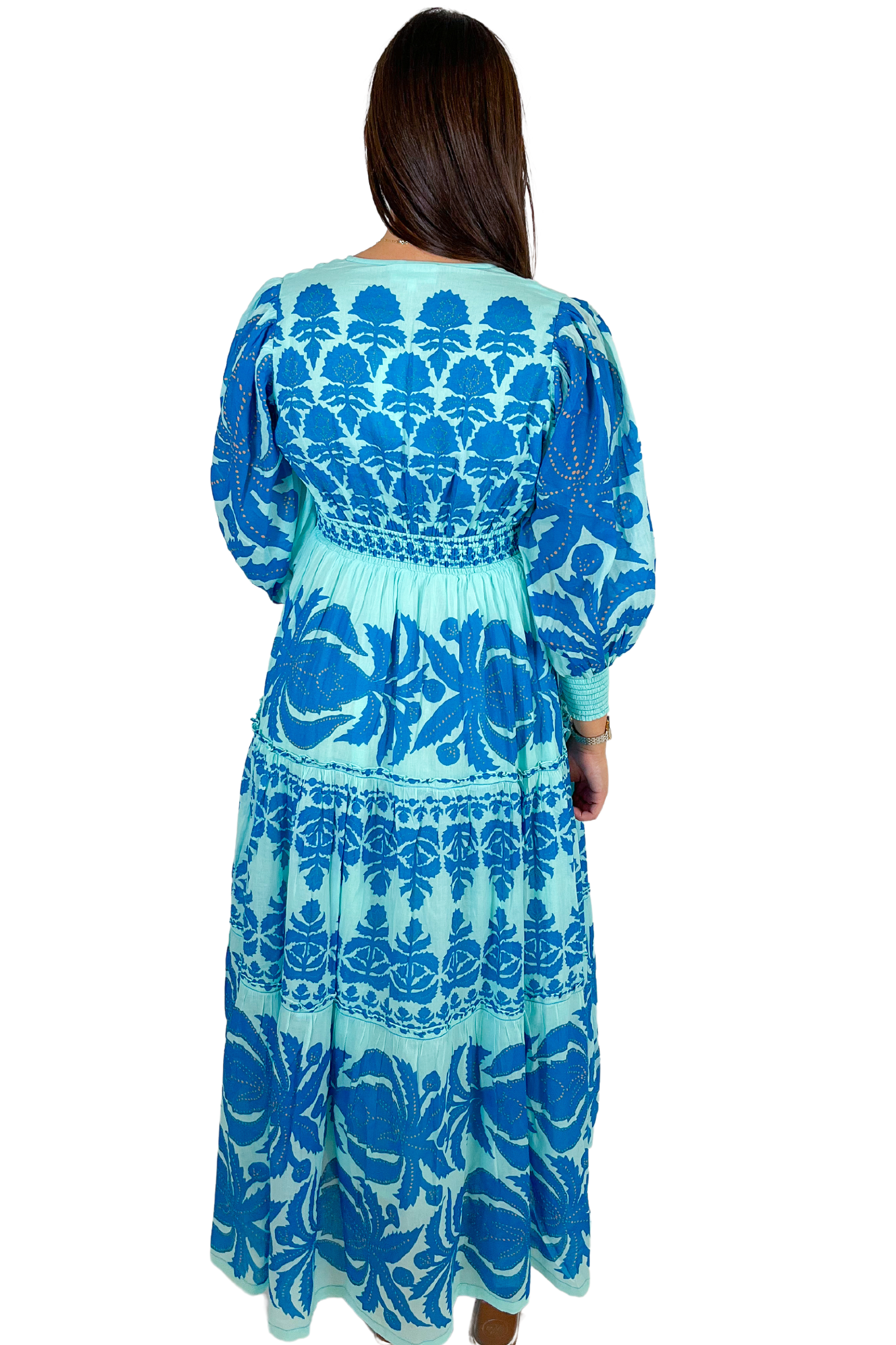 Sloan Bubble Sleeve Maxi Dress - Nikita Lago