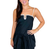 Trixie Spaghetti Strap Mini Dress - Black