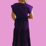 Tahoe Tiered Maxi Dress - Violet