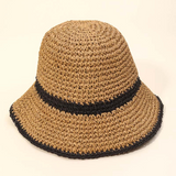 Stripe Bucket Hat - Khaki