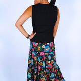 Savannah Maxi Skirt - Cosmic Black