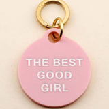 Good Girl Pet Tag - Pink