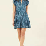 Wilora Flutter Sleeve Mini Dress - Bliss