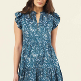 Wilora Flutter Sleeve Mini Dress - Bliss