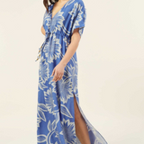 Pia V-Neck Caftan - Celine