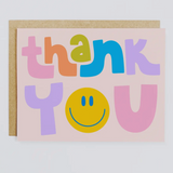 Thank You Greeting Card - Smiley