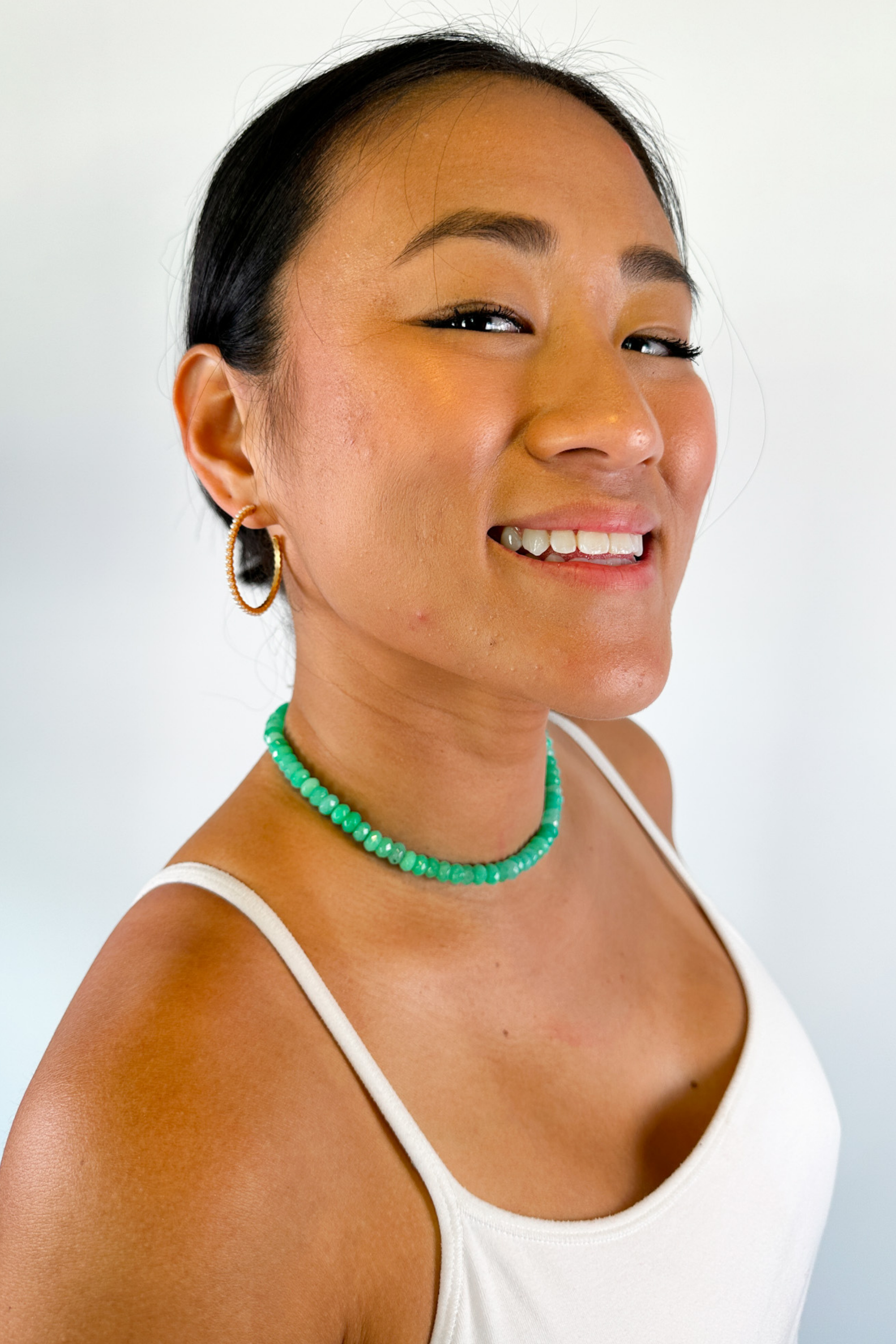 Candice Statement Necklace - Green