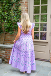 Lizzie Cotton Maxi Dress - Lavender