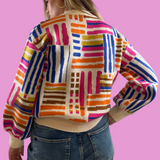 Abby Abstract Sweater - Multi