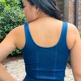 Rodeo Denim Corset Top - Denim